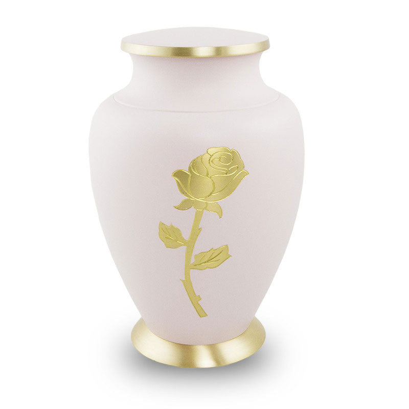Rose gold outlet cremation urn