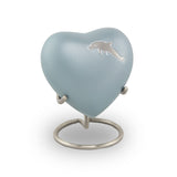 Aria Dolphin Heart Cremation Keepsake