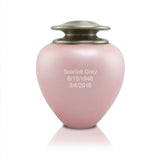 Bronze Cremation Urn - Satori Pink Pearl