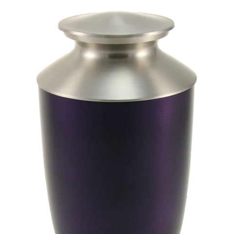 Purple Monterey Bronze Cremation Urn
