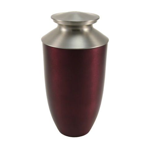 Ruby Red Monterey Bronze Cremation Urn