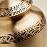 Elite Athena Bronze Cremation Urn - Large detail image.