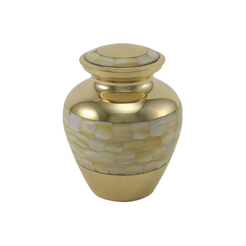 Elite Mother of Pearl Cremation Urn - Small