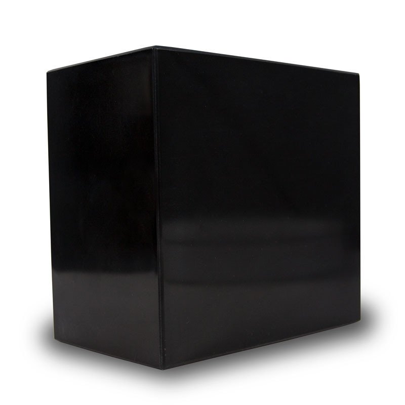Black Marble Box Cremation Urn