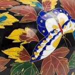 Butterfly Forest Cloisonne Cremation Urn