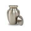 Handsome Pewter Cremation Urn - Extra Small