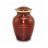 Brass Crimson Pet Cremation Urns - Small