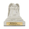White Weeping Angel Cremation Urn - Large
