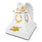 Gold Accents Weeping Angel Cremation Urn - Large