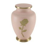 Aria Rose Metal Cremation urn main image.