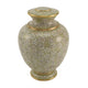 Cream and beige floral cloisonne urn main image.