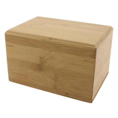 Bamboo Box Cremation Urn for Adults