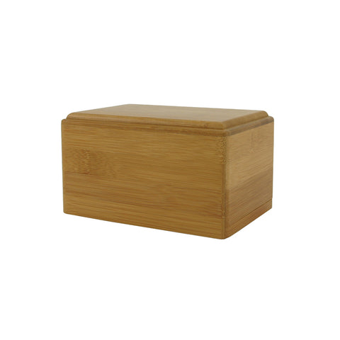 Pet Cremation Urn Bamboo Box - Small