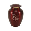 Classic Expressions: "Best Cat Ever" Ruby Pet Urn In Petite