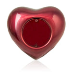 Arielle Heart Urn Keepsake in Ruby Red