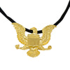 Military Eagle Cremation Pendant - Gold Vermeil