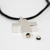 Sterling Silver Cross Cremation Necklace