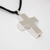Sterling Silver Cross Cremation Necklace