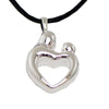 Sterling Silver Parent and Child Cremation Pendant