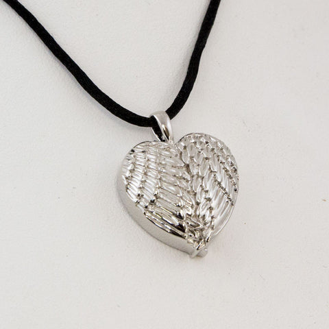 Sterling Silver Angel Wing Cremation Necklace