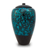 Tall Bamboo Cremation Urn- Blue