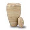 Tall Bamboo Cremation Urn- Natural