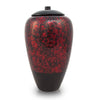 Tall Bamboo Cremation Urn- Red