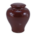 Linden Large Ceramic Urn - Red
