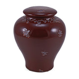 Linden Large Ceramic Urn - Red