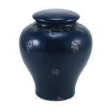 Linden Large Ceramic Urn - Blue