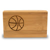 Basketball Bamboo Box Cremation Urn