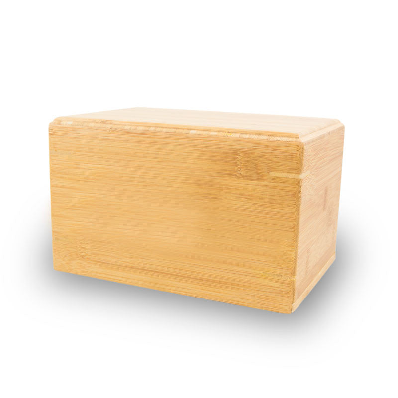 Bamboo Box Cremation Urn - Medium