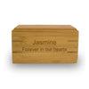 Bamboo Box Cremation Urn - Extra Small