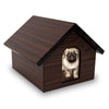 Dog House Cremation Keepsake Box - Brown