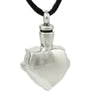 Halcyon Clarity Heart Cremation Necklace