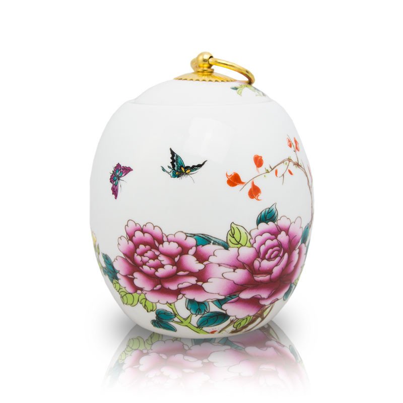 Butterfly Ceramic Cremation Urn - Small