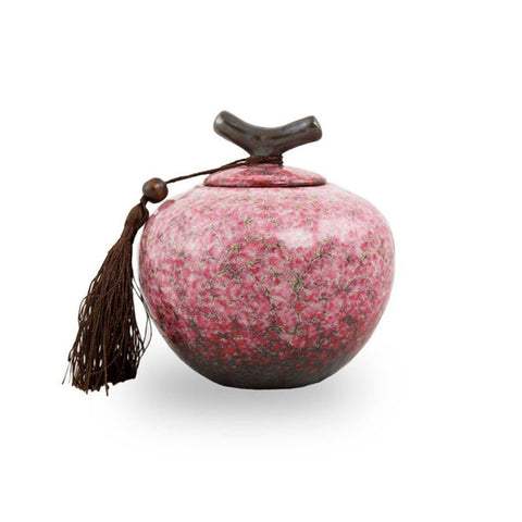 Sakura Pink Ceramic Keepsake Urn