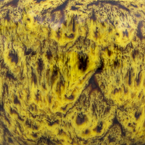 Autumn Yellow Ceramic Cremation Urn - Small