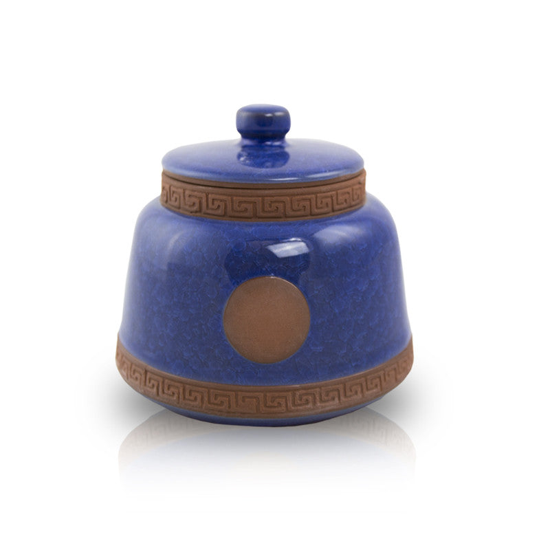 Azure Ceramic Pet Urn - Extra Small