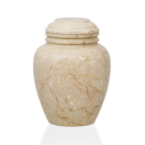 Alluvium Marble Pet Cremation Urn - Extra Small
