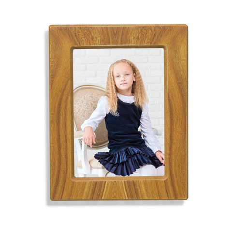 Child Cremation Photo Urn - Natural MDF