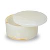 Alpine Green Marble Cremation Urn Circular Keepsake Box - Small