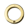 Infinity Circle Cremation Urn Pendant - Gold Vermeil