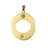 Circle of Love Companion Cremation Necklace - Gold Vermeil