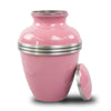 Pink Banded Cremation Urn - Large