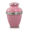 Pink Banded Cremation Urn - Large