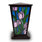 Pink Tulip Stained Glass Cremation Urn main image.