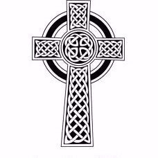 Celtic Cross Engraving - Large