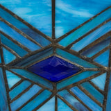 Mission Style Cremation Urn - Indigo