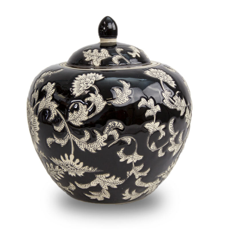 Black Lotus Dynasty Cremation Urn